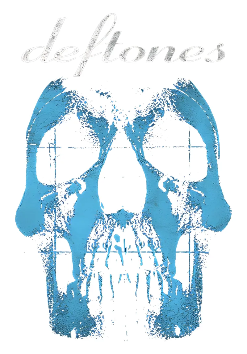 Calavera azul hahnemühle de Musc-Fav