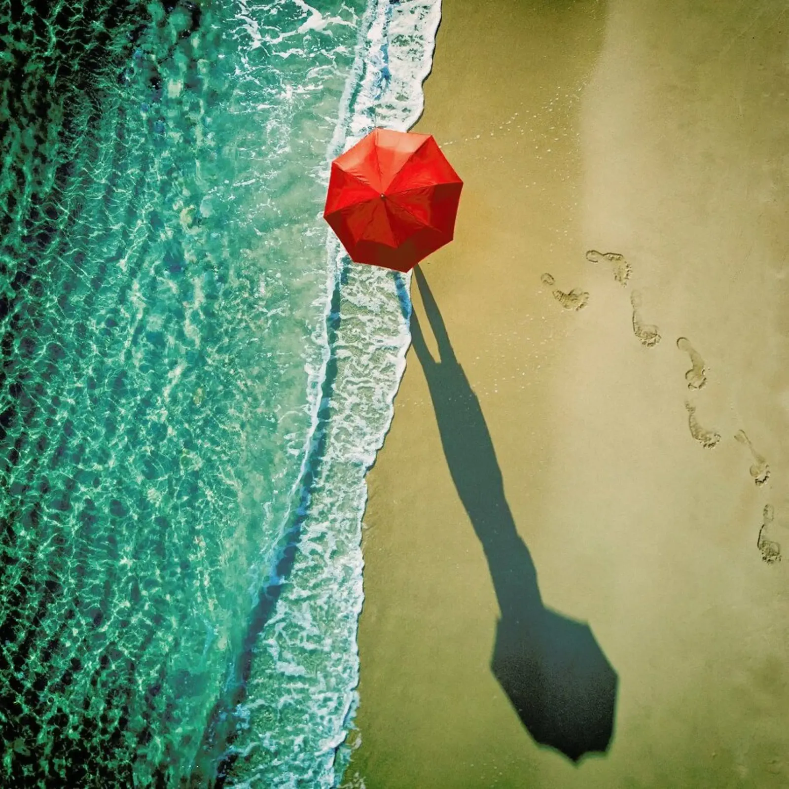 . Deep Water . poster con telaio in alluminio da Ambra