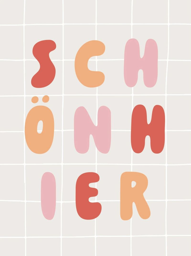 Schön hier Poster von pv art
