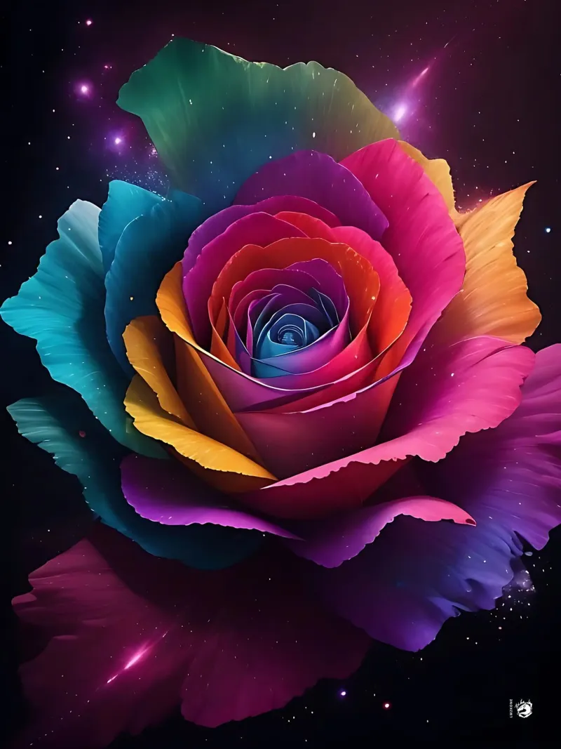 Nebula Rose Space pellicola backlit da LM2KONE