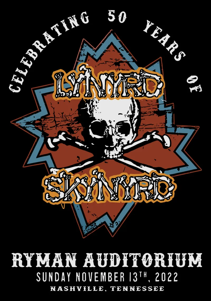 Lynyrd Skynyrd Anniversary 50th pellicola backlit da heatherloulin