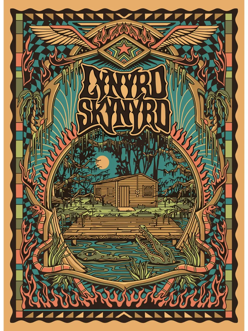 Lynyrd Skynyrd House Hell carta hahnemühle da heatherloulin