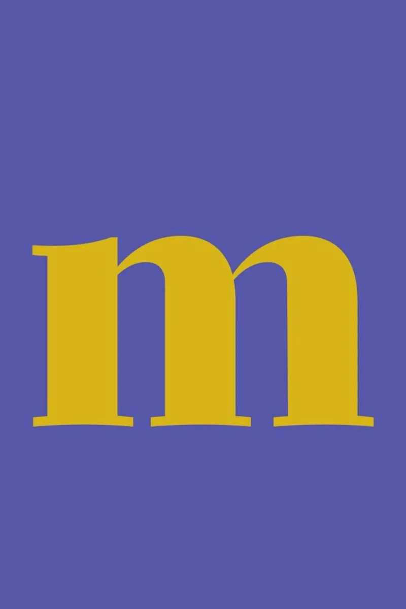 Blue Letter M hahnemühle by Studio One