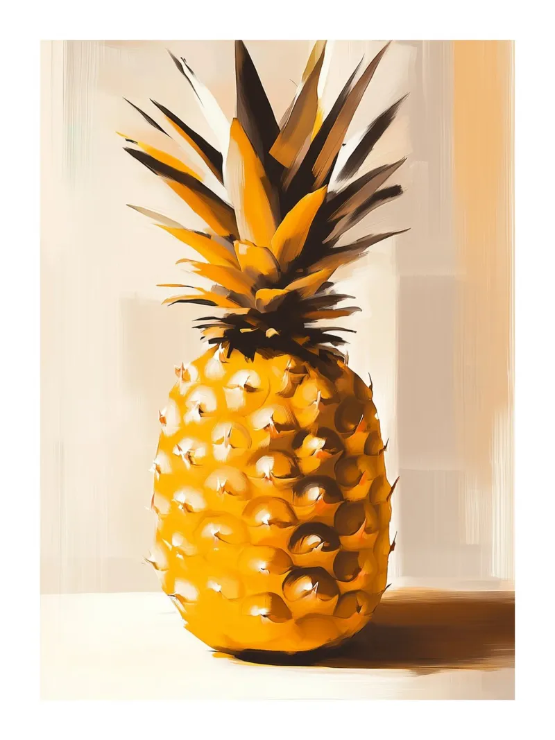 Ananas dorata plexiglass da Spice & Style