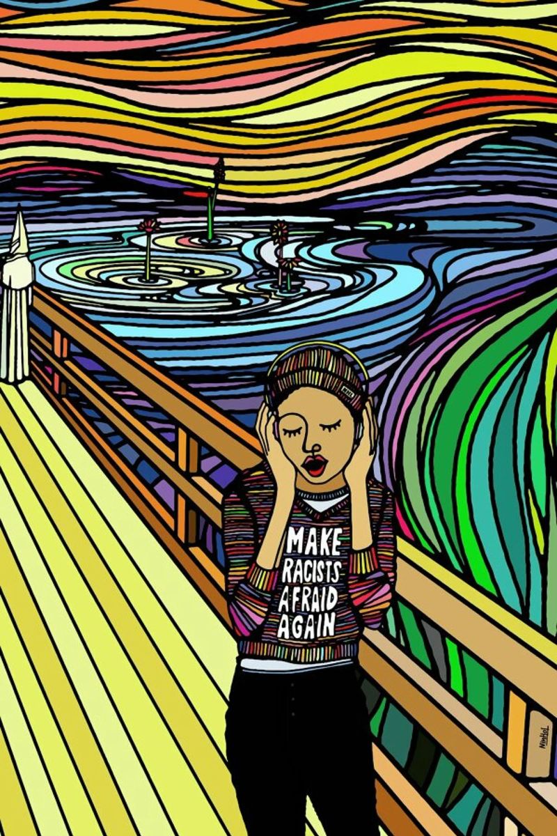 The Scream poster by Ninhol