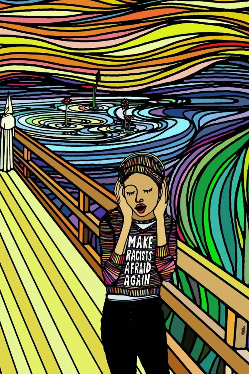 The Scream poster by Ninhol