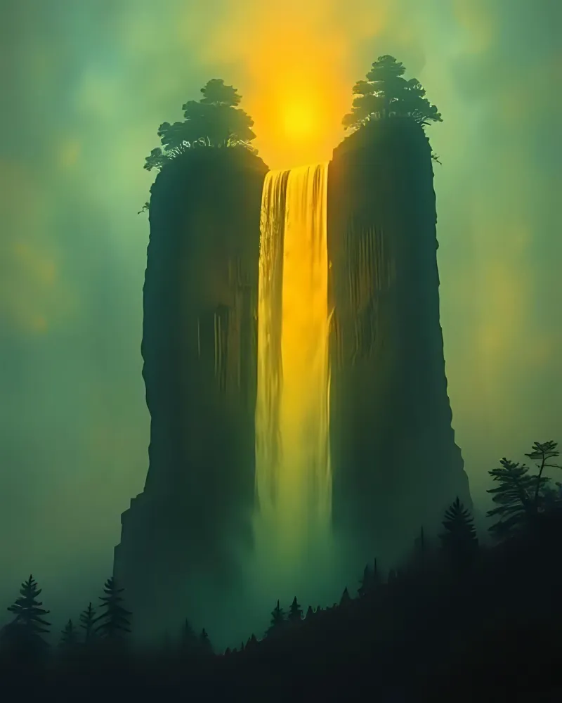 Cascata_3 pellicola backlit da Fantasie & Mystikwelten by LK