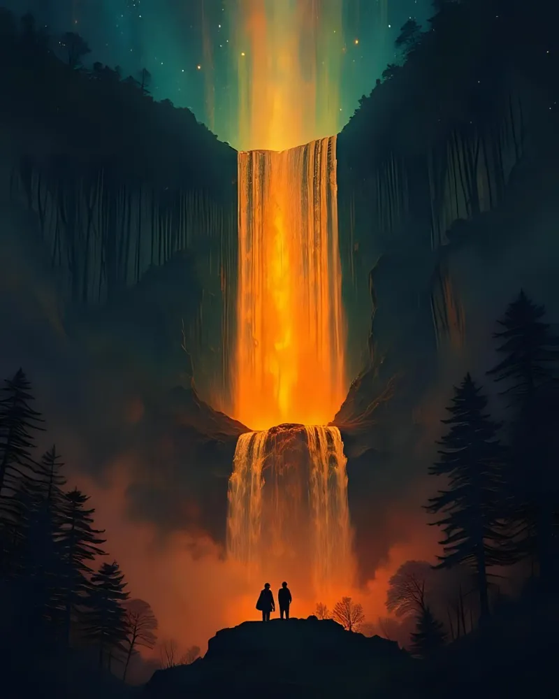Cascata_4 pellicola backlit da Fantasie & Mystikwelten by LK