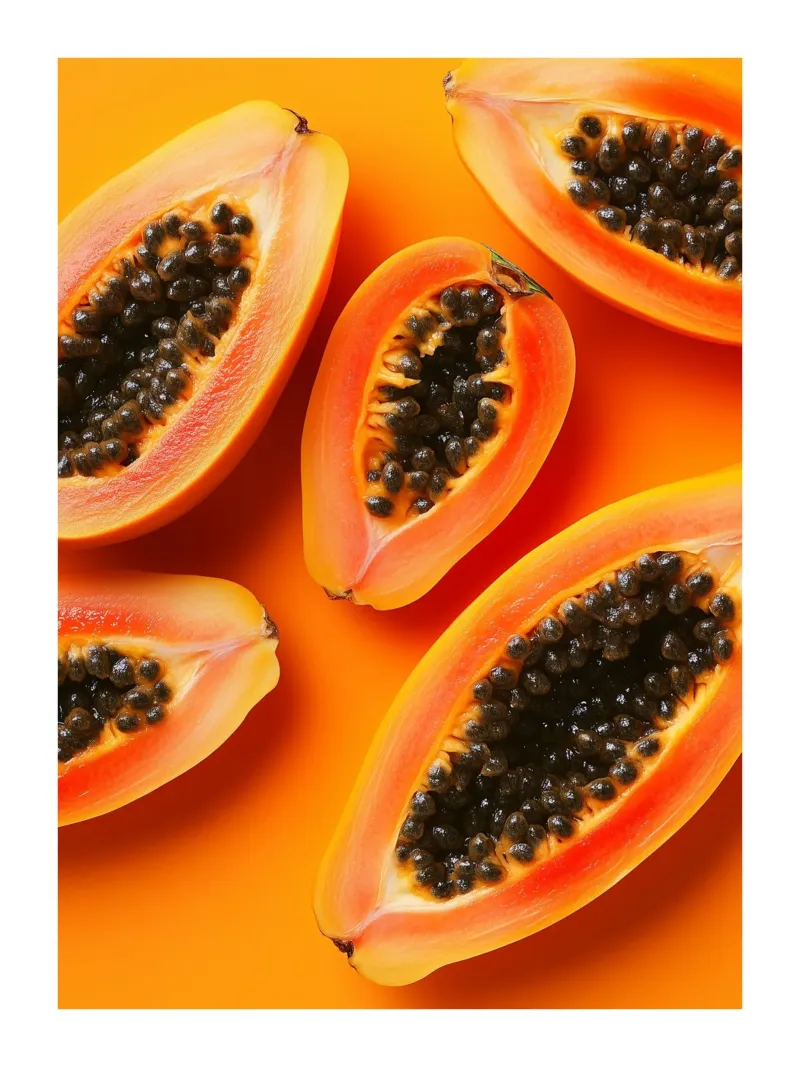 Papaya a taglio esotico carta hahnemühle da Spice & Style