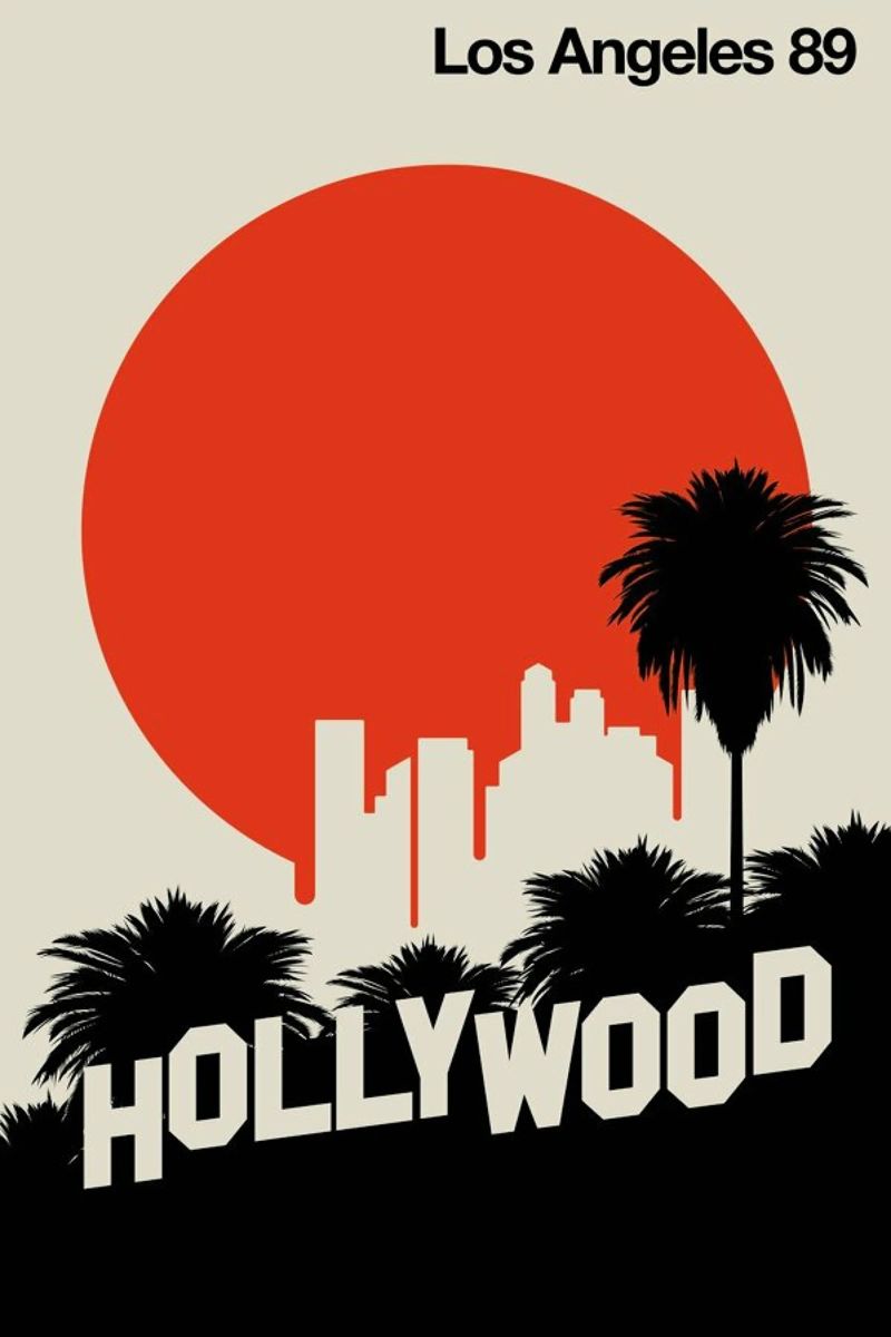 Los Angeles 89 poster de Bo Lundberg