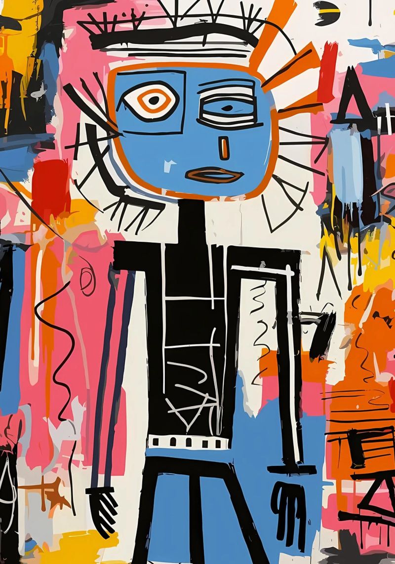 Menschliche Figur Malerei Poster von Caeson