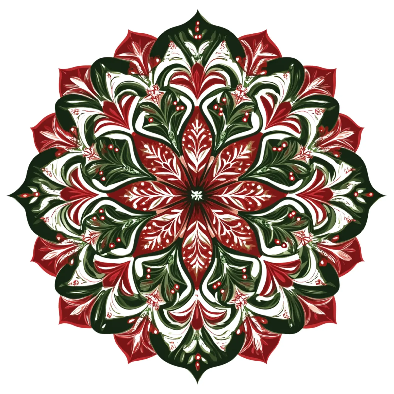Mandala di Natale pellicola backlit da Spiritual Touch