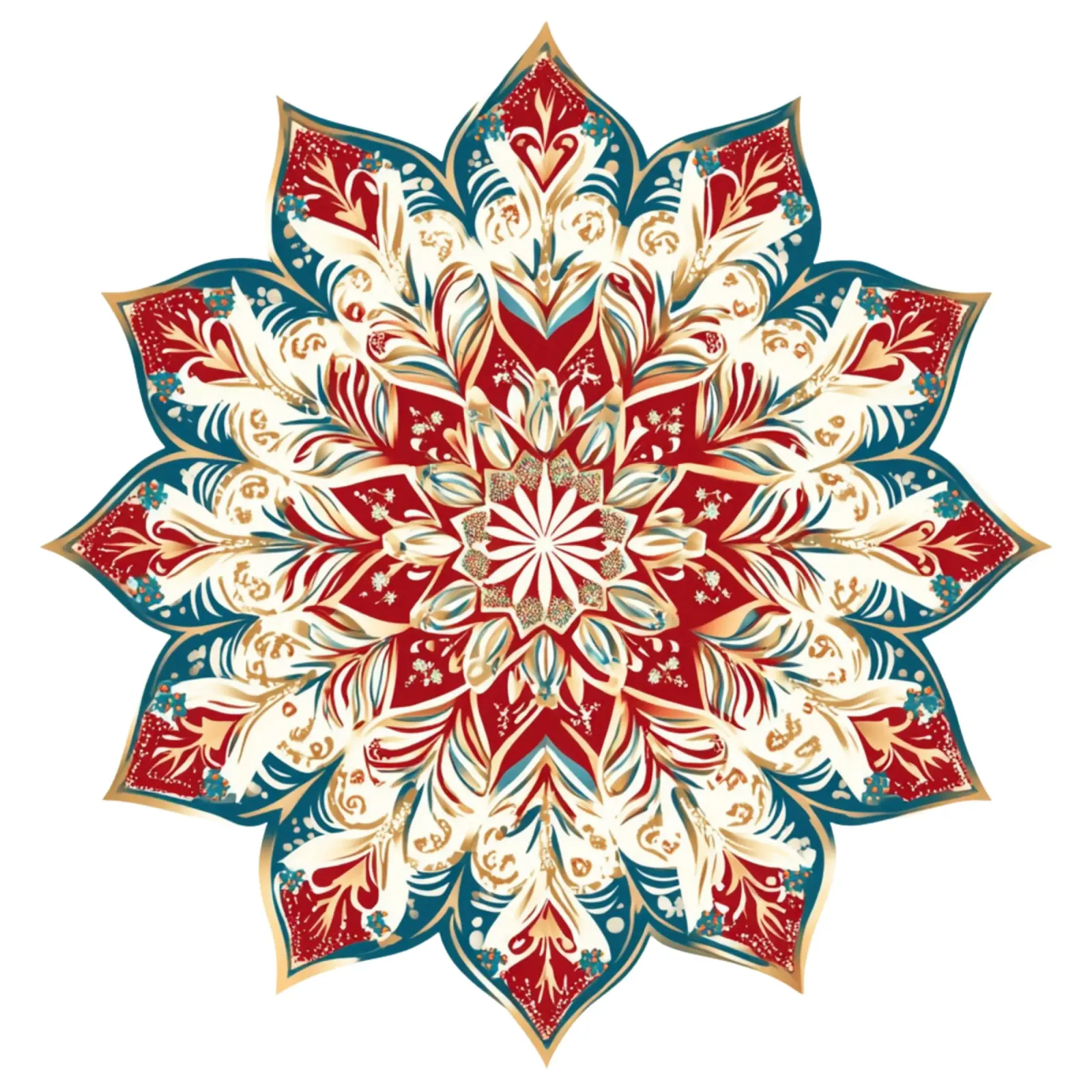 Mandala di Natale pellicola backlit da Spiritual Touch