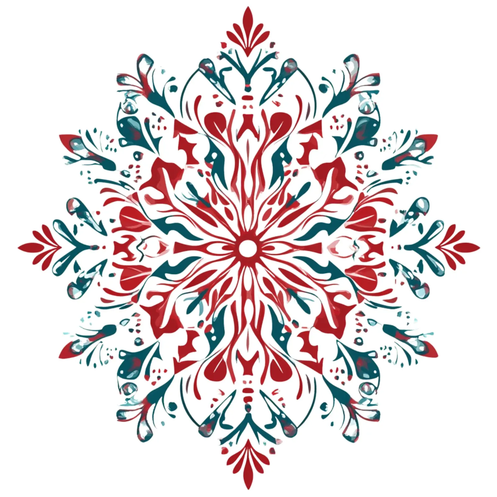 Christmas Mandala hahnemühle by Spiritual Touch