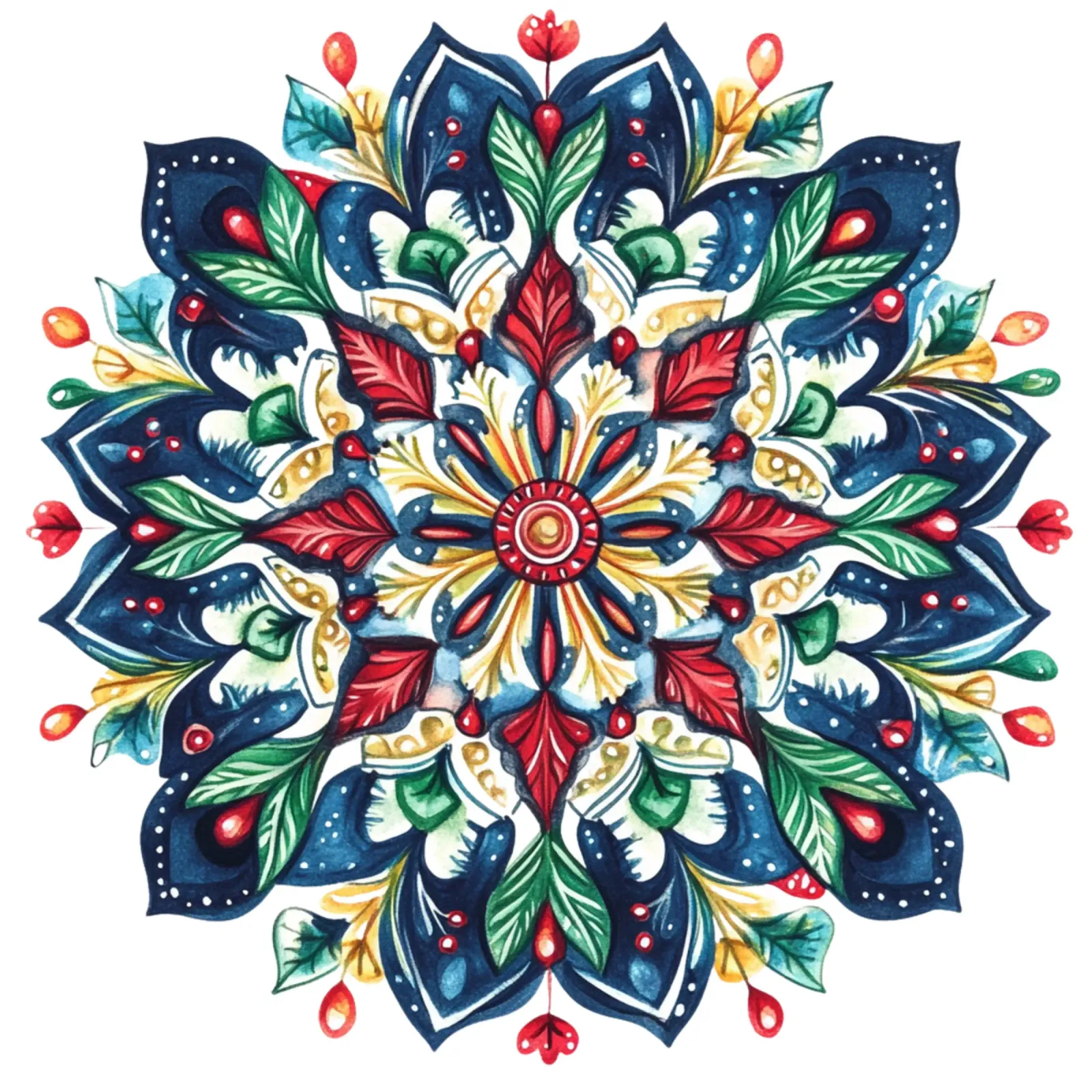 Mandala di Natale pellicola backlit da Spiritual Touch