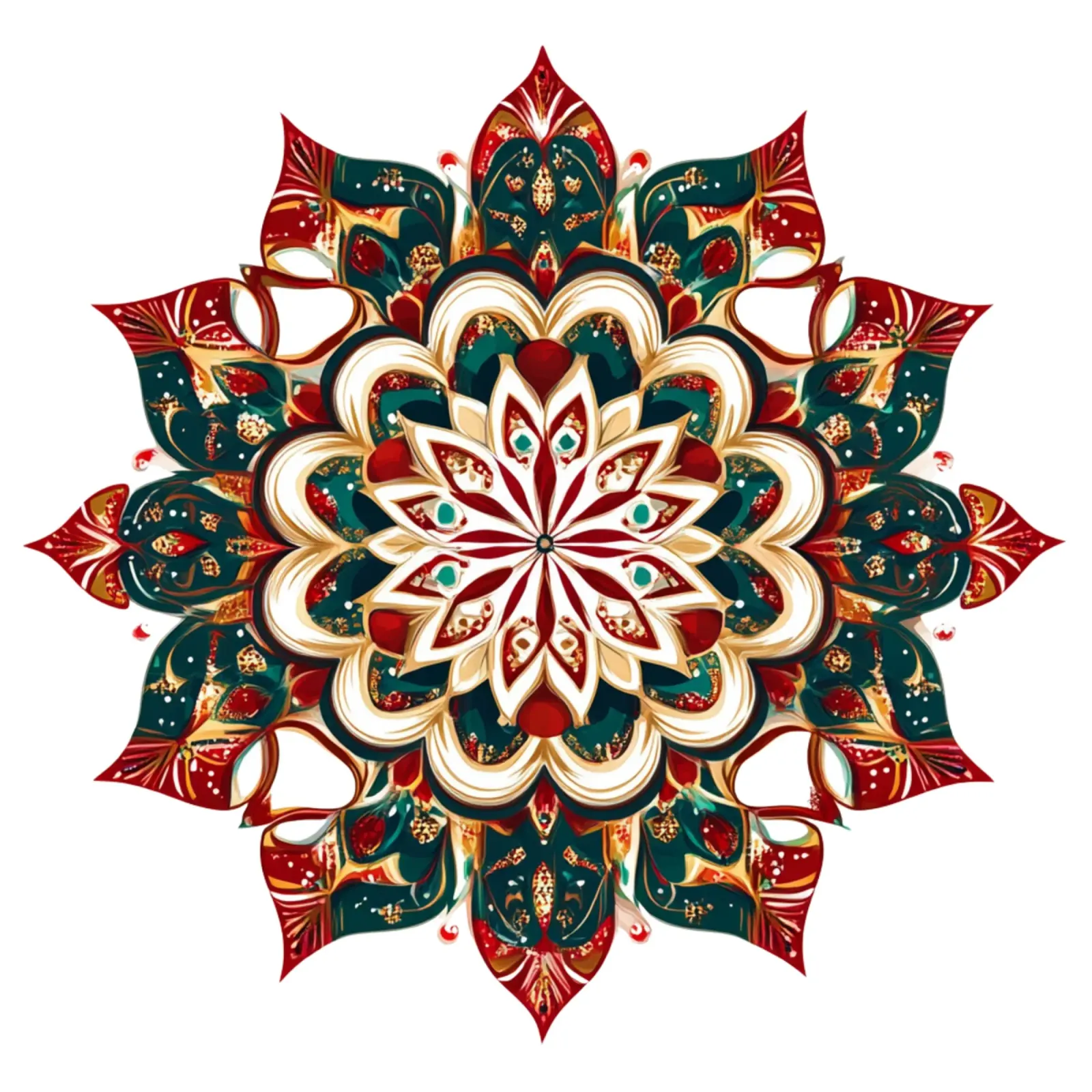 Mandala di Natale pellicola backlit da Spiritual Touch