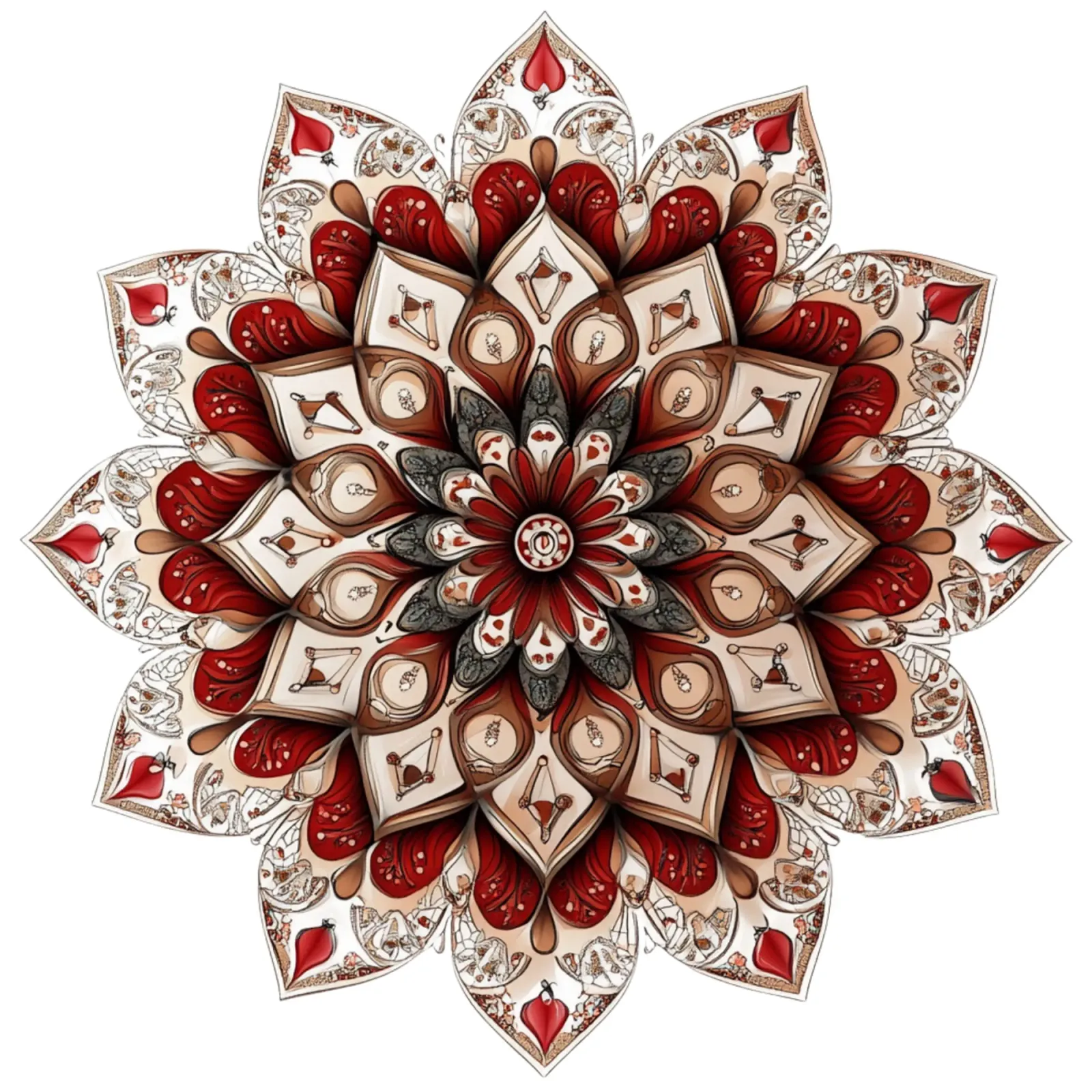Mandala di Natale pellicola backlit da Spiritual Touch