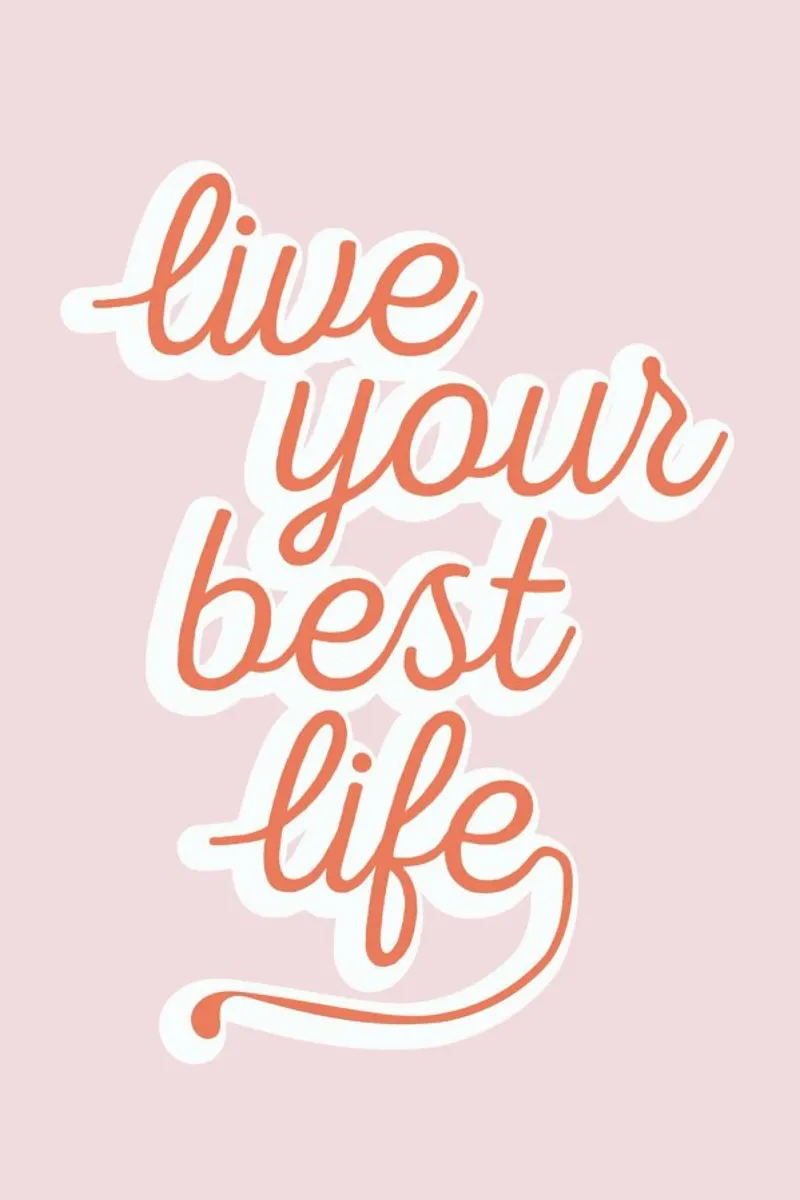 Live your Best Life Acryl-Glas von The Native State