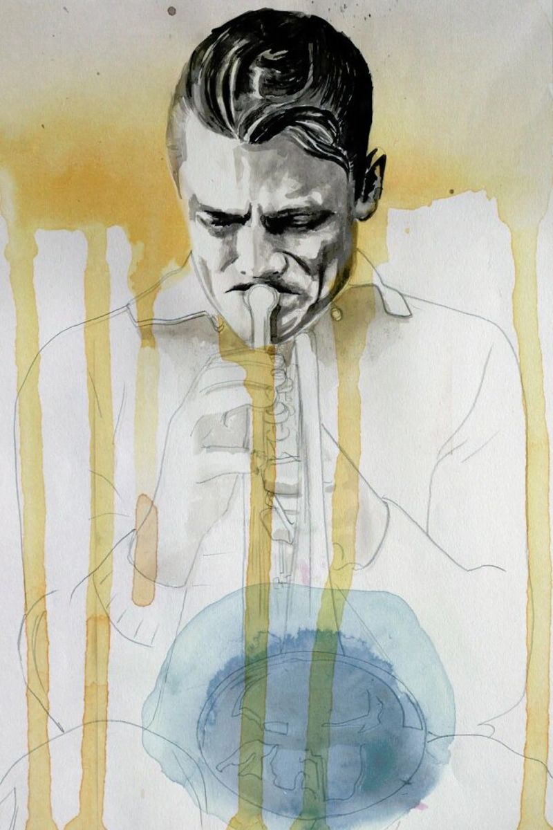 Chet Baker Poster von David Diehl