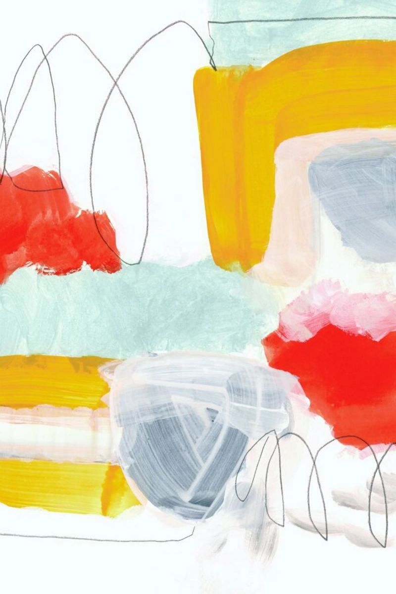 Abstract Painting XVI Poster von IRIS LEHNHARDT FINE ART