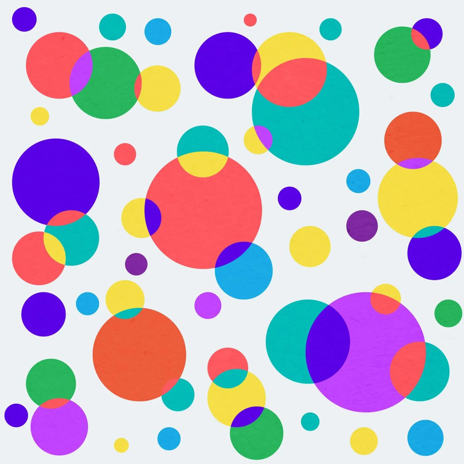 Colorful Circles pellicola backlit da lovely lines
