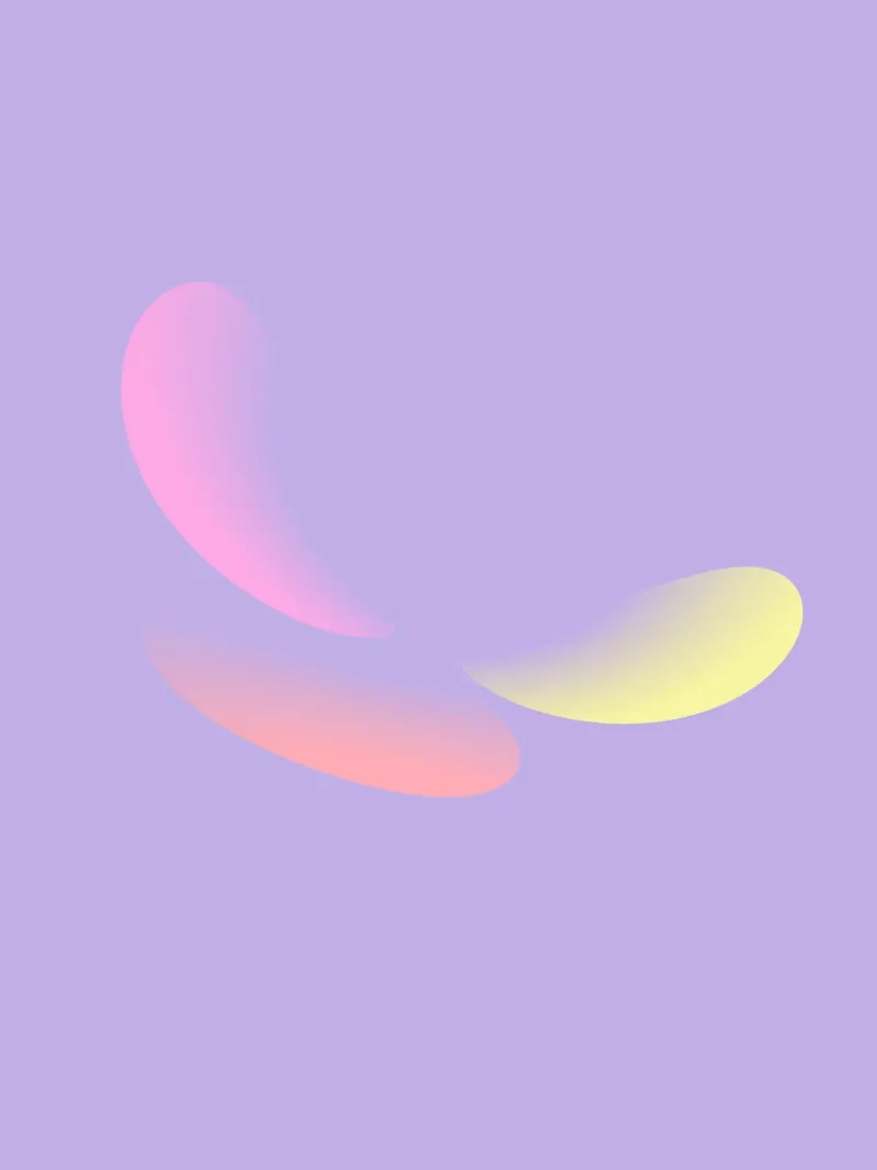 Motif abstrait en violet, jaune et rose hahnemühle de Something for you