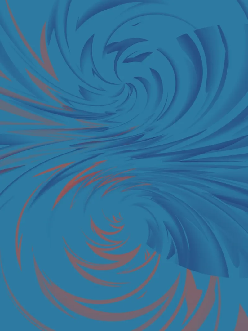 Disegno astratto dinamico a torsione in blu e rosso pellicola backlit da Something for you