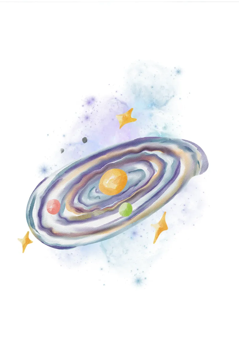 Orbit Wonder – Deine eigene Galaxie pellicola backlit da KidzStudio