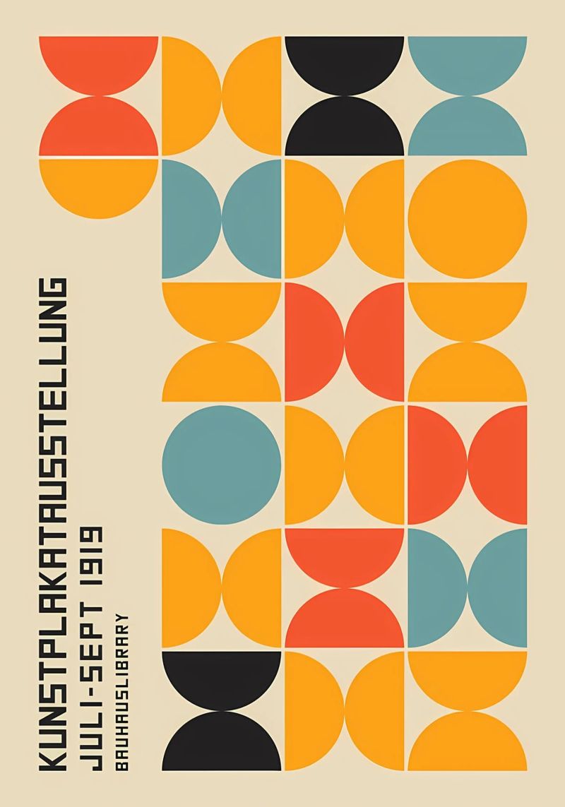 Bauhau Exhibitionr poster de Karraker