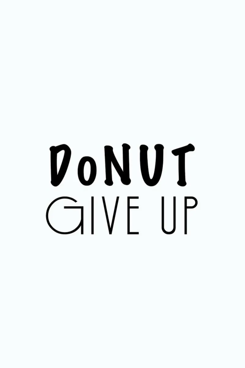 DONUT GIVE UP pellicola backlit da Ayleen