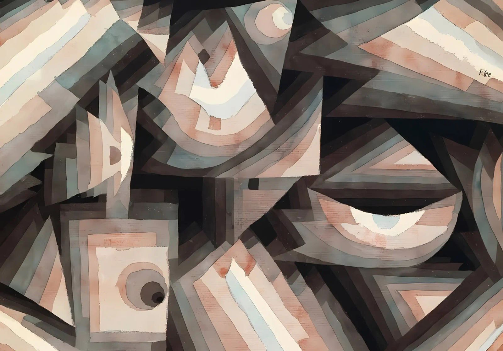 Crystal Gradation poster by Iracheta
