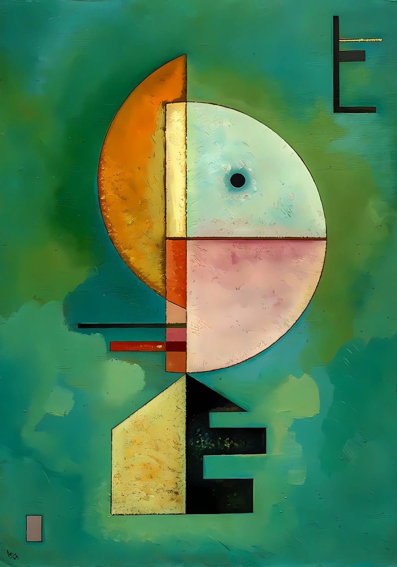 Kandinsky Upward poster by Karraker