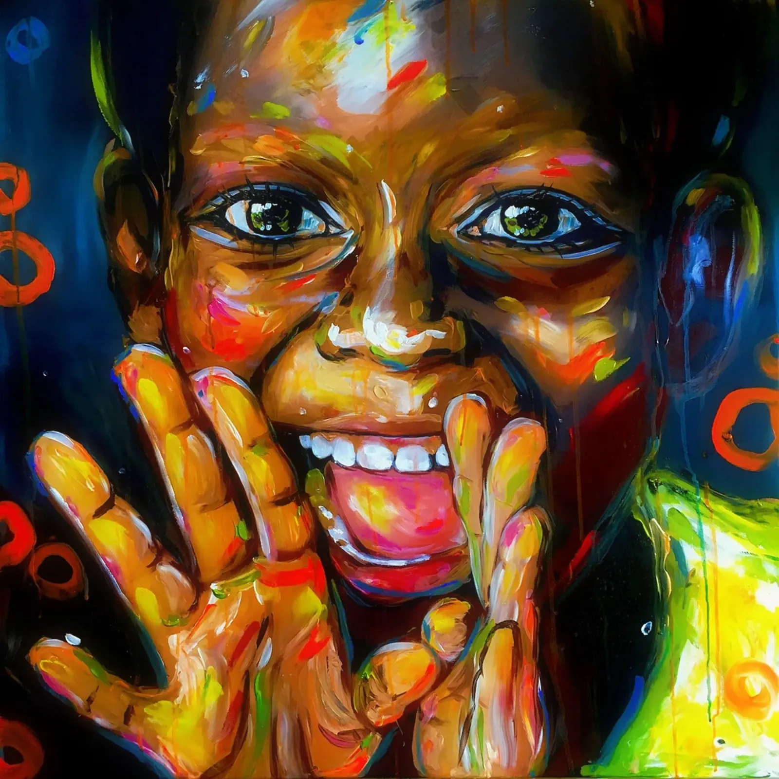Sorriso dal cuore pellicola backlit da Happy 😃 Art 🎨 by Christine Schnoell
