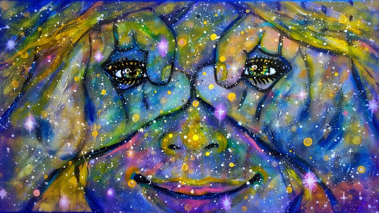 Starchild pellicola backlit da Happy 😃 Art 🎨 by Christine Schnoell