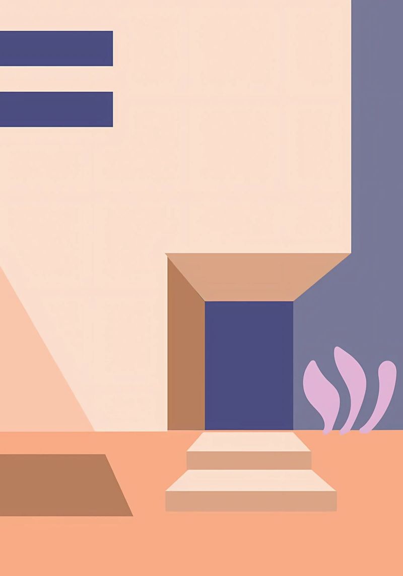 Diseño arquitectónico de casas poster de Karraker