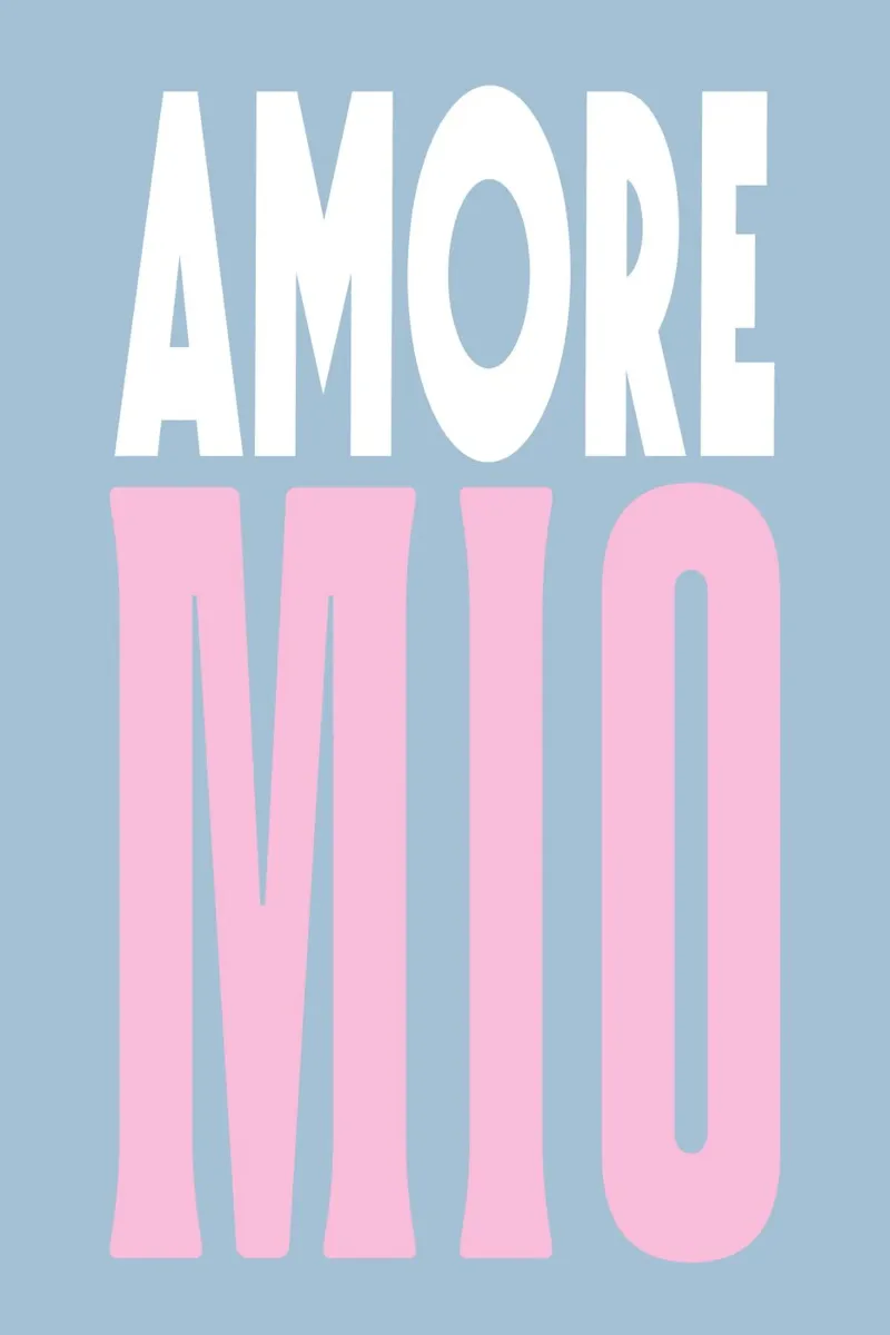 Amore Mio, pop veraniego en tonos pastel metacrilato de Carinaprint
