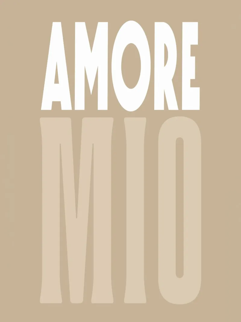 Amore Mio, Boho Sommer-Pop carta hahnemühle da Carinaprint
