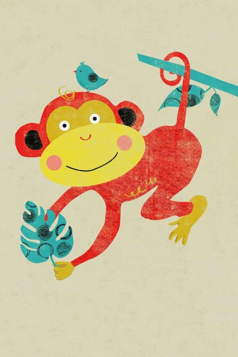 Monkey Poster von Rocket68
