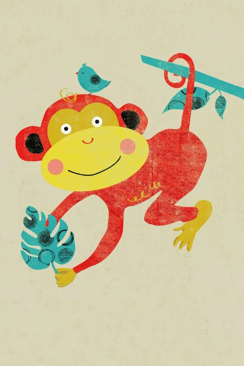 Monkey carta hahnemühle da Rocket68