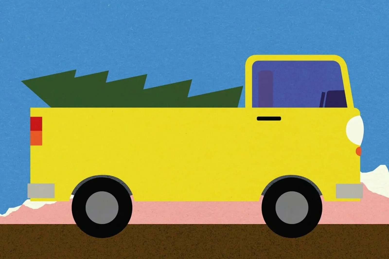Truck & Tree pellicola backlit da Rosi Feist