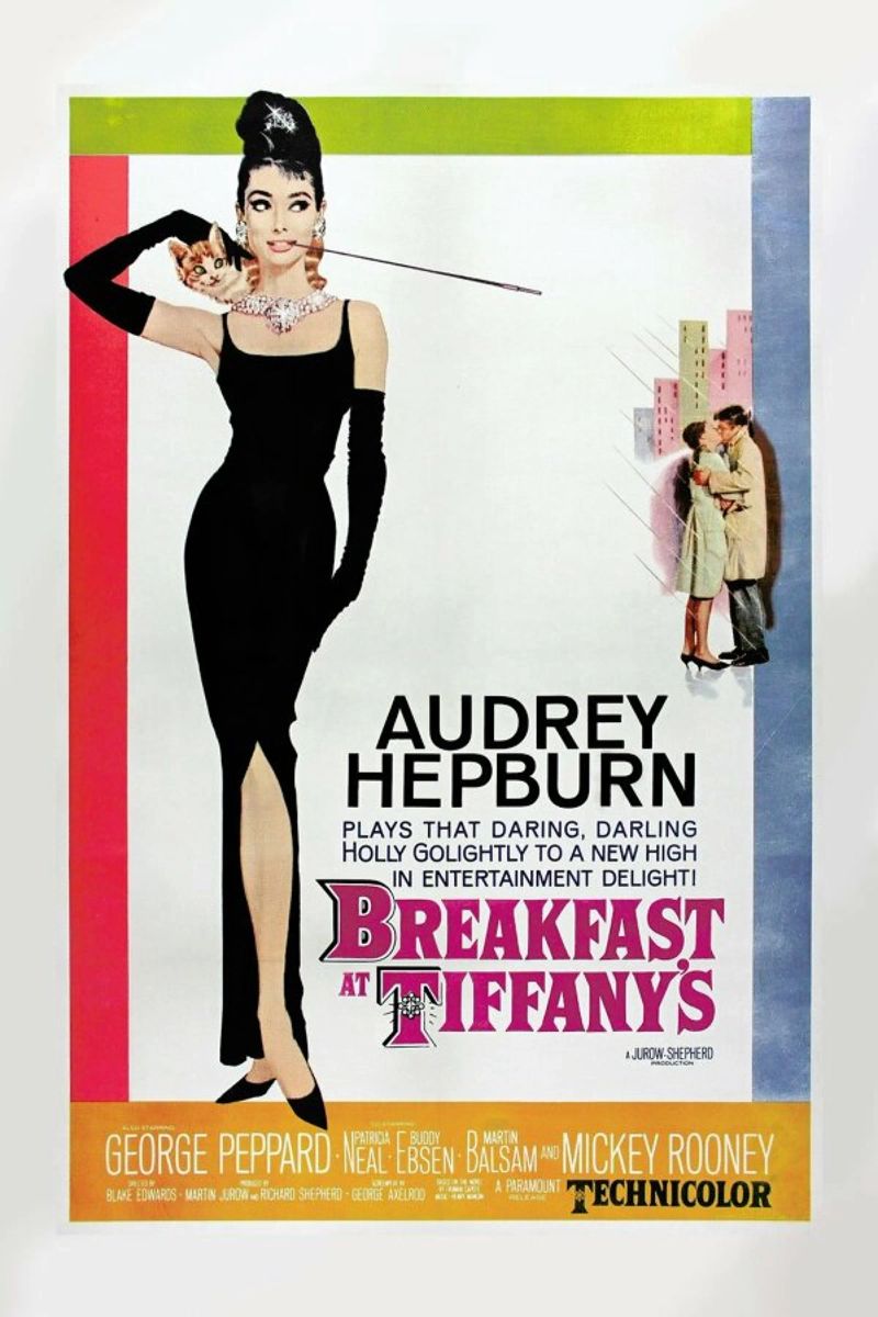 ‘Breakfast at Tiffany’s’ Retro Movie Poster Poster von Gallery Print and Art Limited