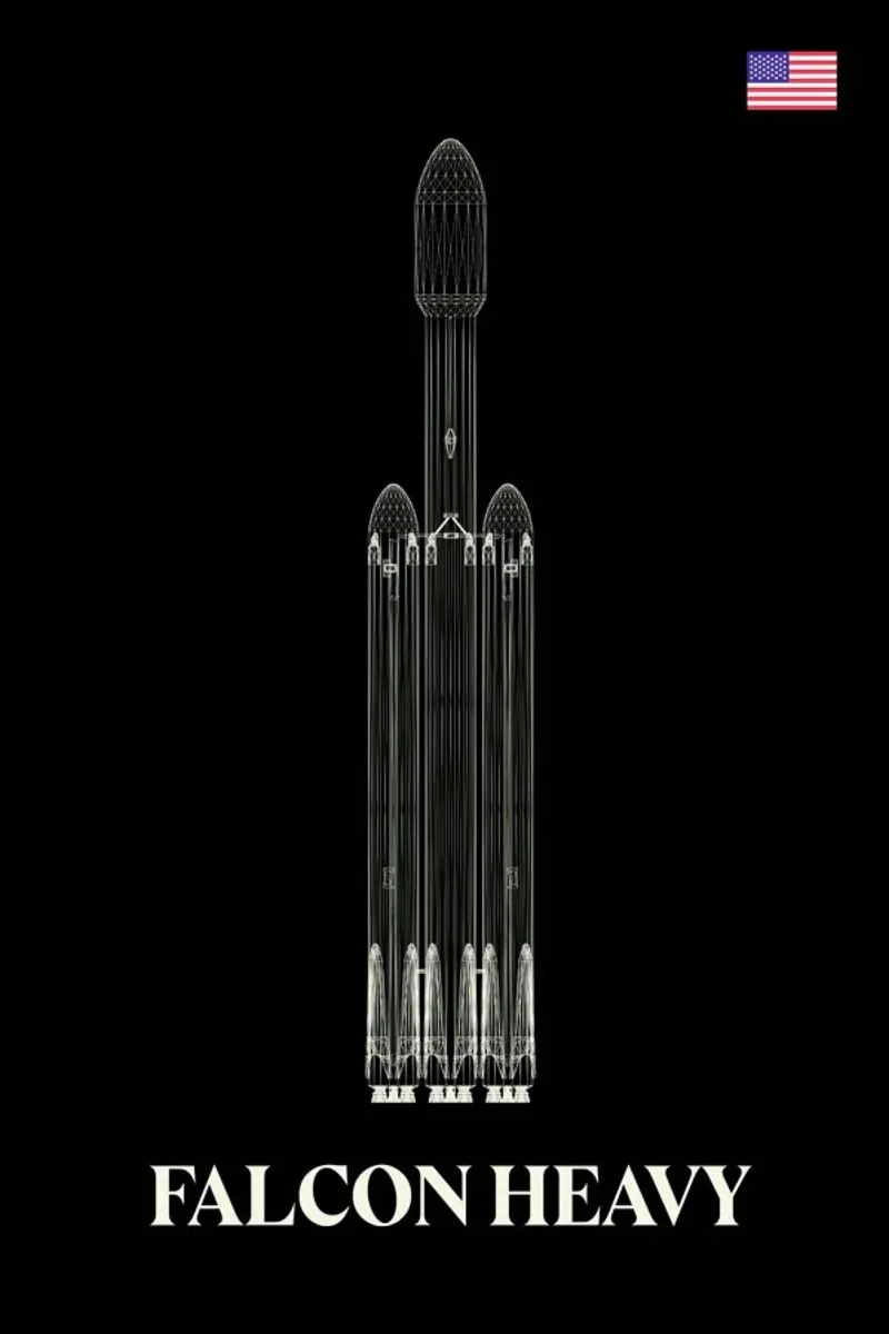 Falcon Heavy 1 forex plate by Marc Schulthess