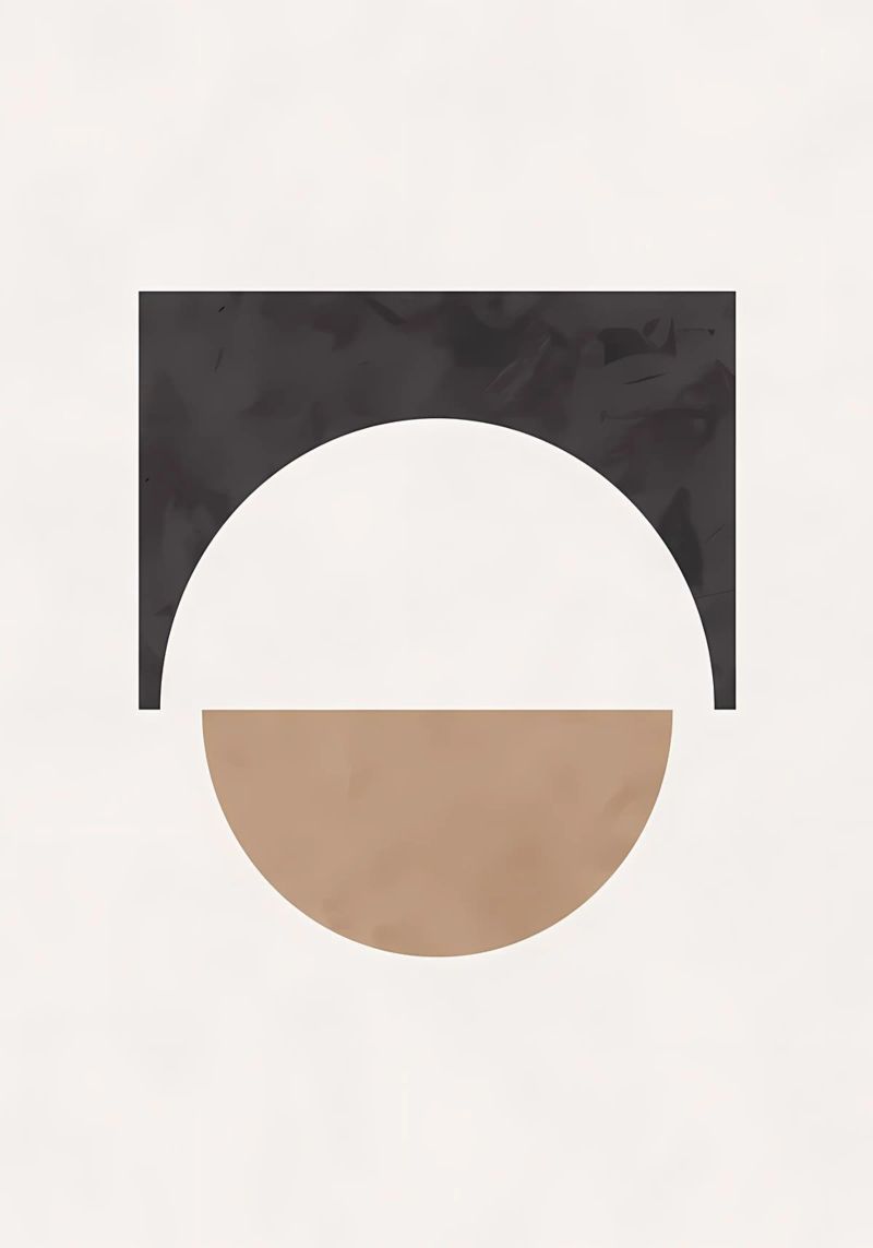 GEOMETRISCH ABSTRAKT 101A Poster von Karraker