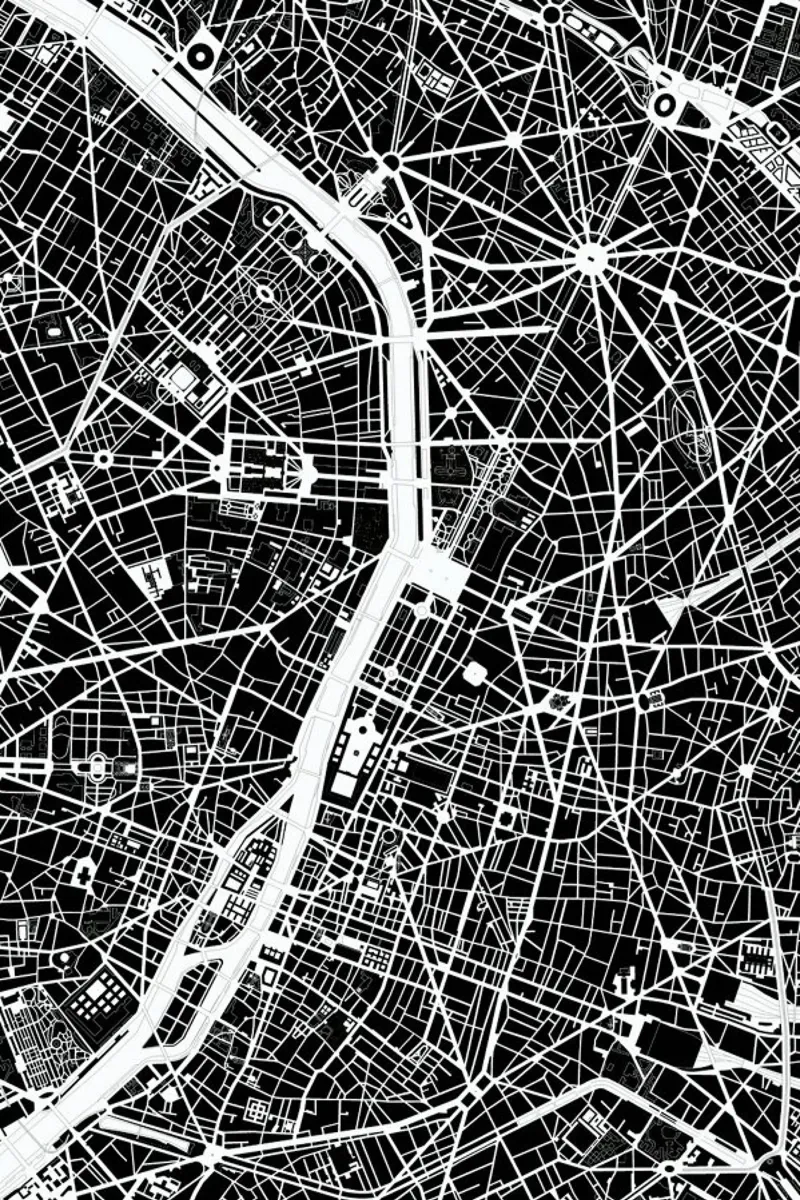 Paris Black & White pellicola backlit da Planos Urbanos