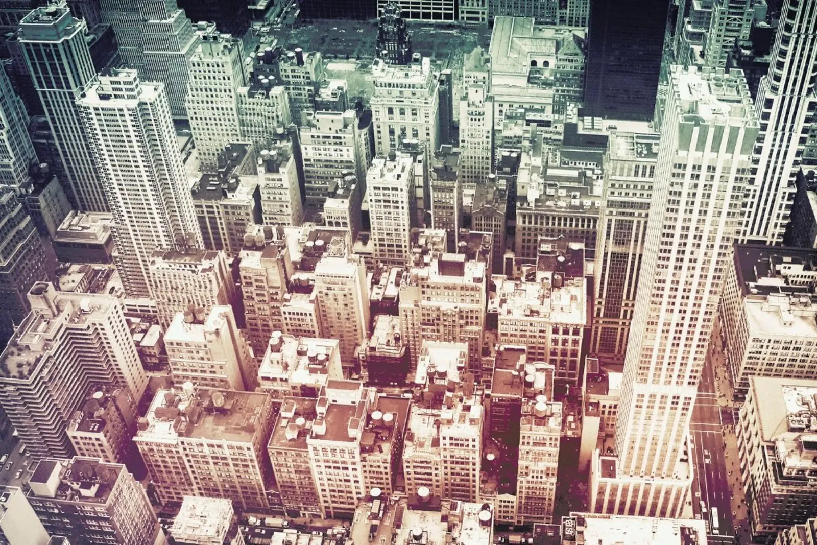 Manhattan's Buildings pellicola backlit da JaySan Studio