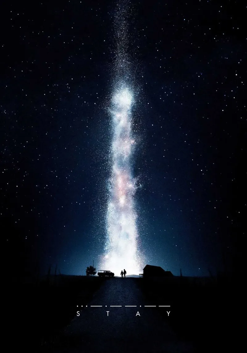 Interstellar Stay III poster con telaio in alluminio da nabakumov