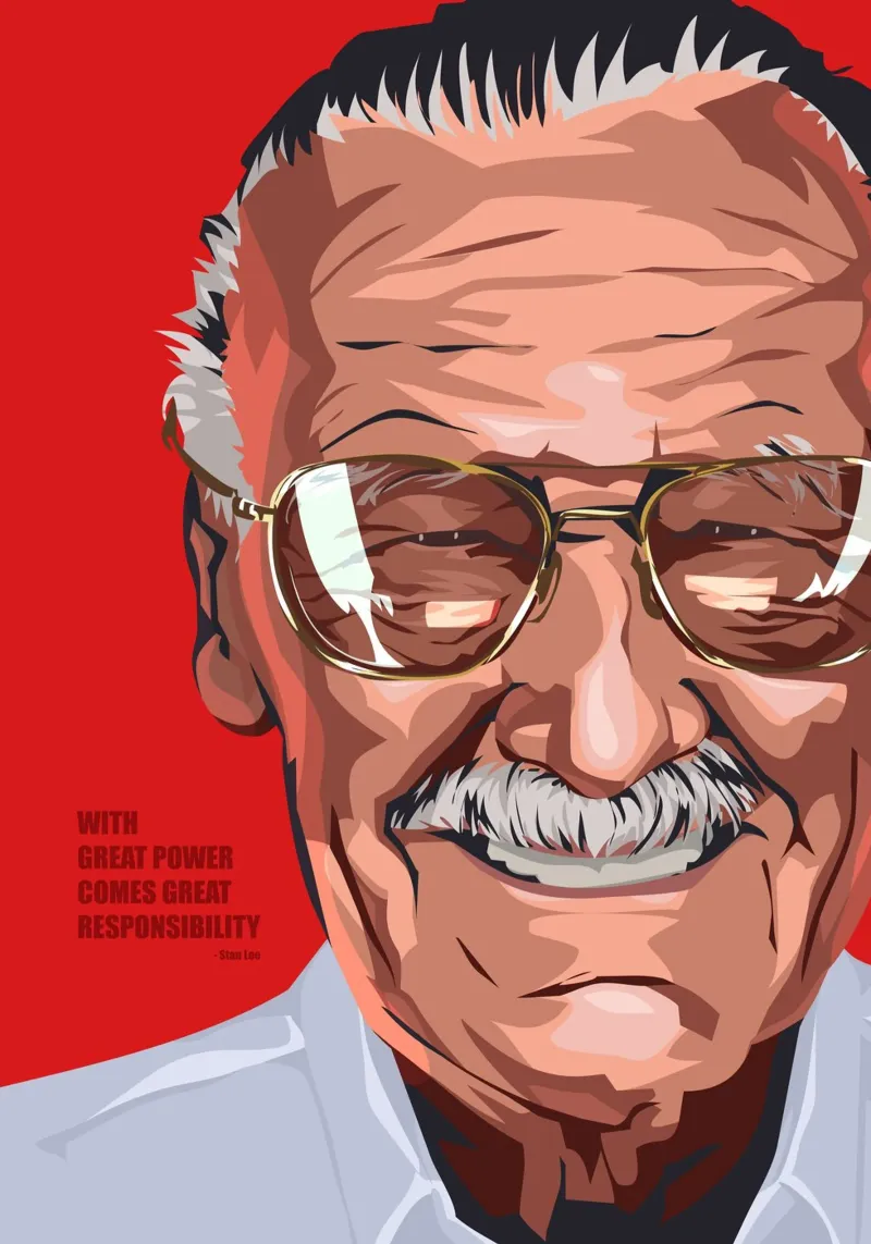 Stan Lee Quote carta hahnemühle da nabakumov