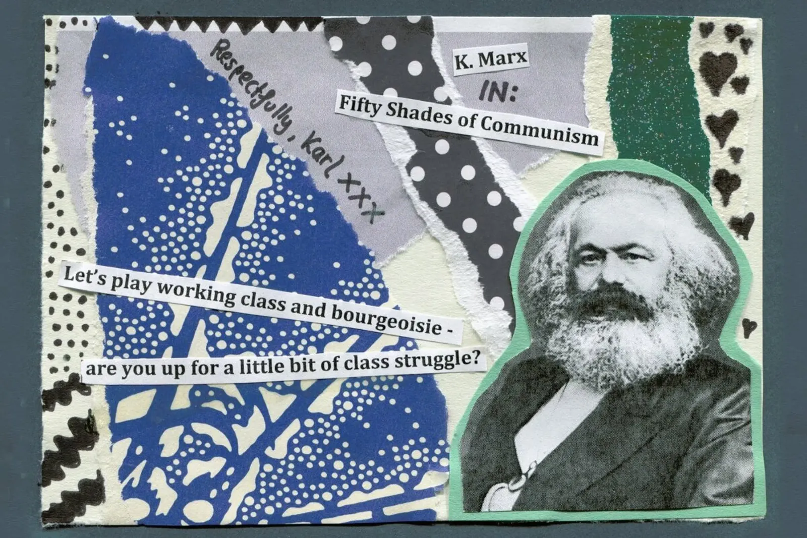 Karl Marx poster con telaio in plastica da The Pick-Up Theorist