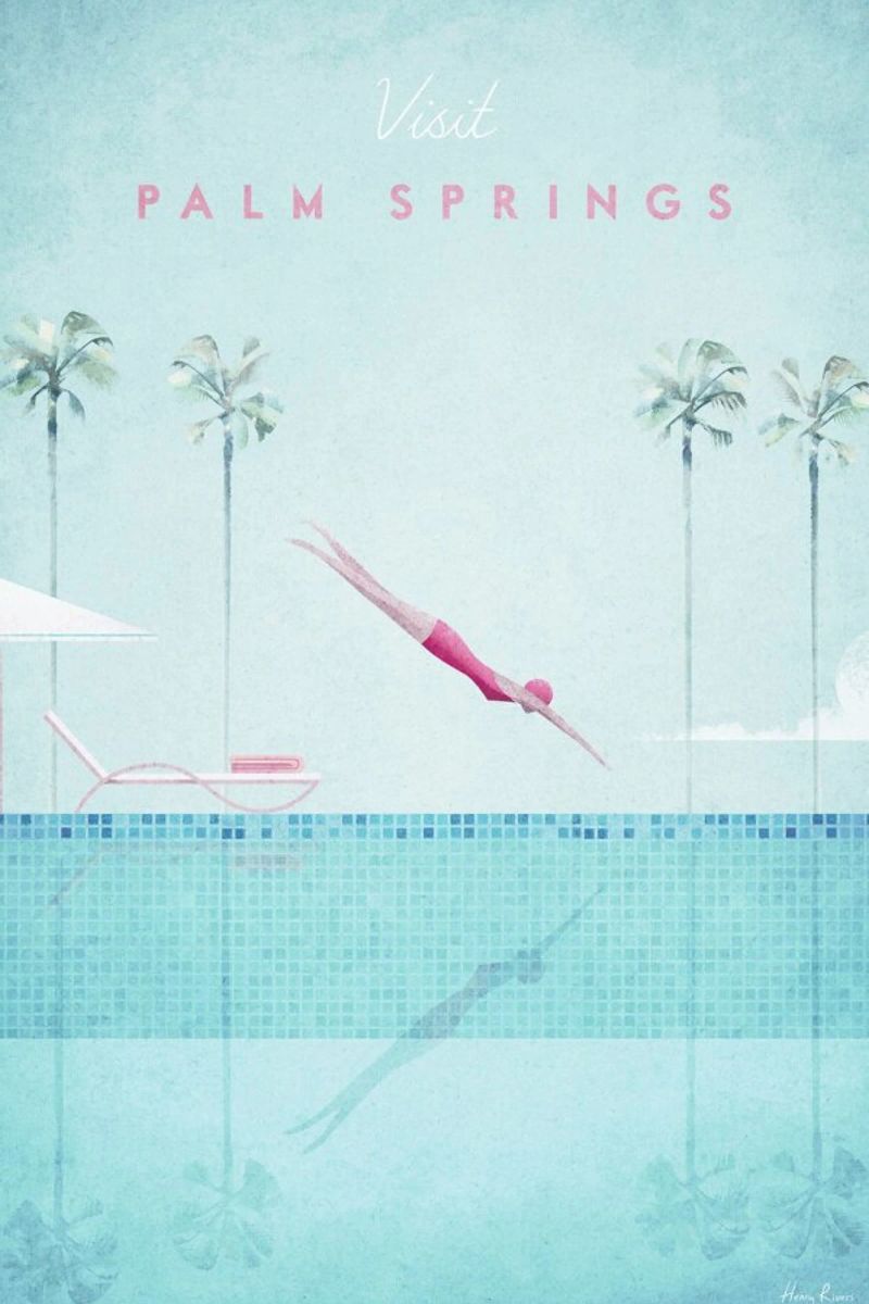 Palm Springs Poster von Henry Rivers