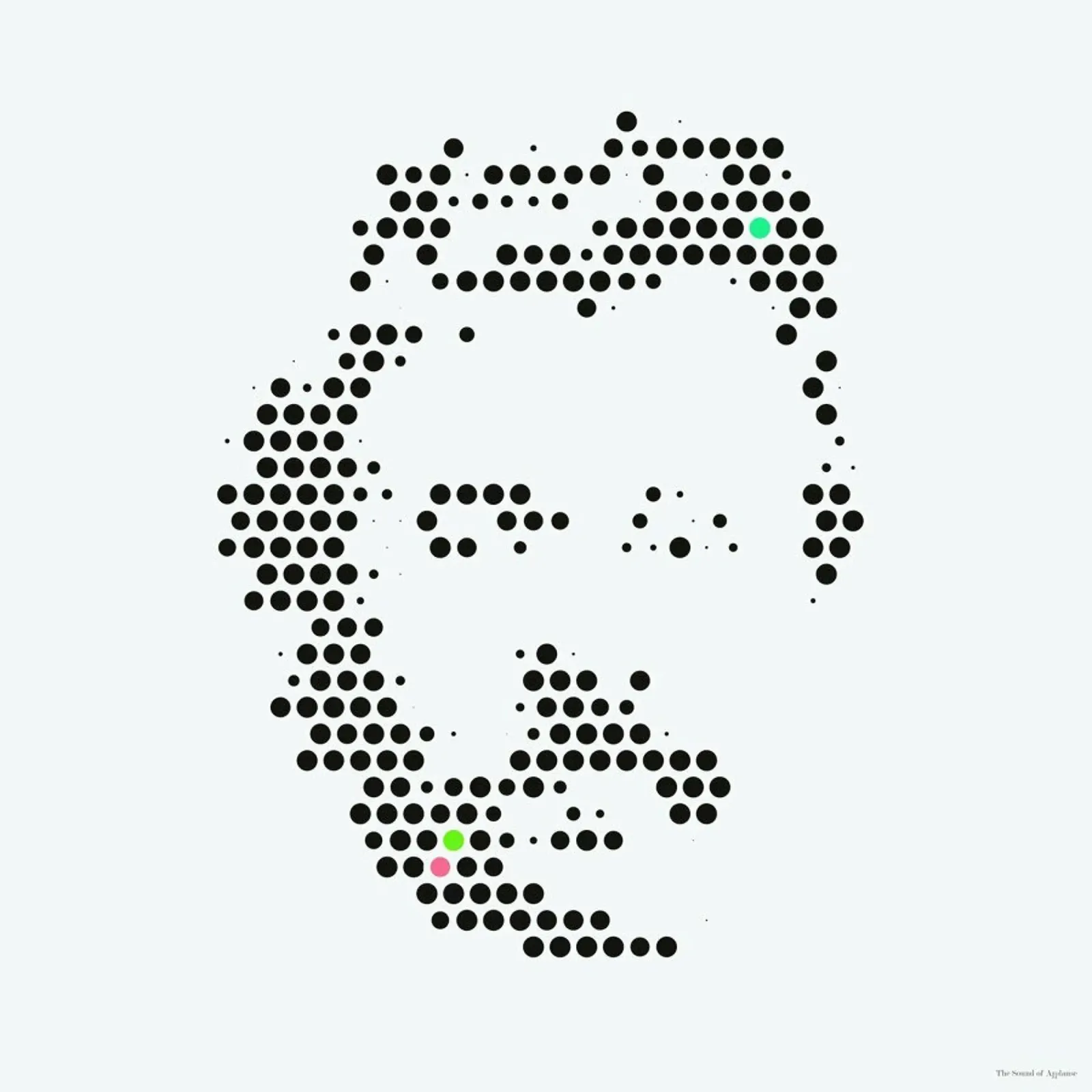 Friedrich Nietzsche in Dots pellicola backlit da The Sound of Applause